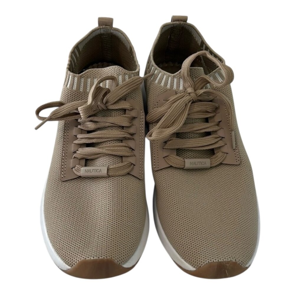 Nautica Women's Knit Lace-Up Slip-on Sneakers Size 8.5 Casual Athletic - Picture 2 of 6